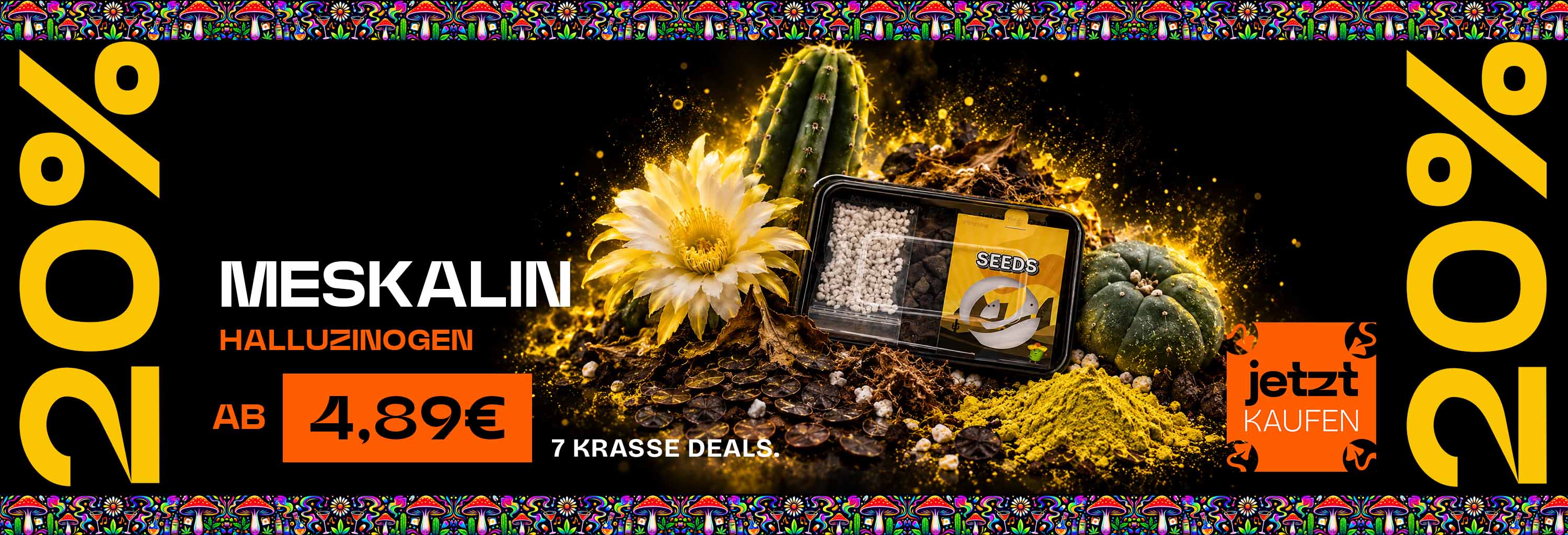 20% auf Meskalin Produkte
