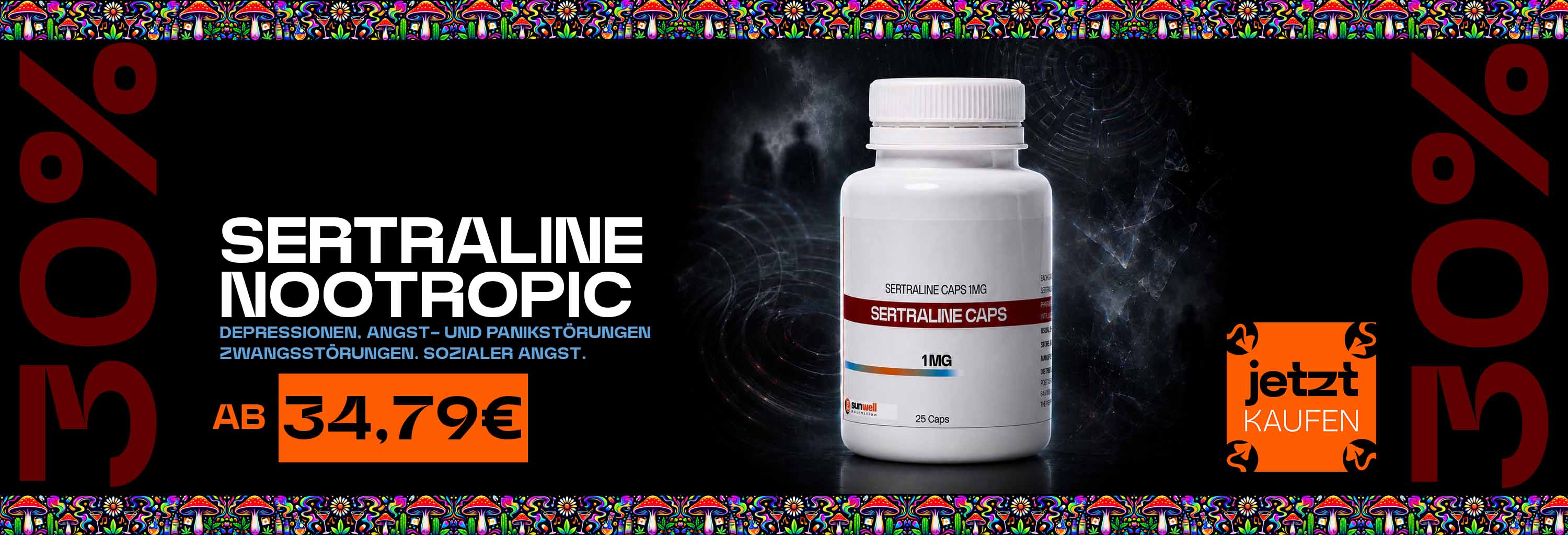 30% auf Sertraline Nootropics