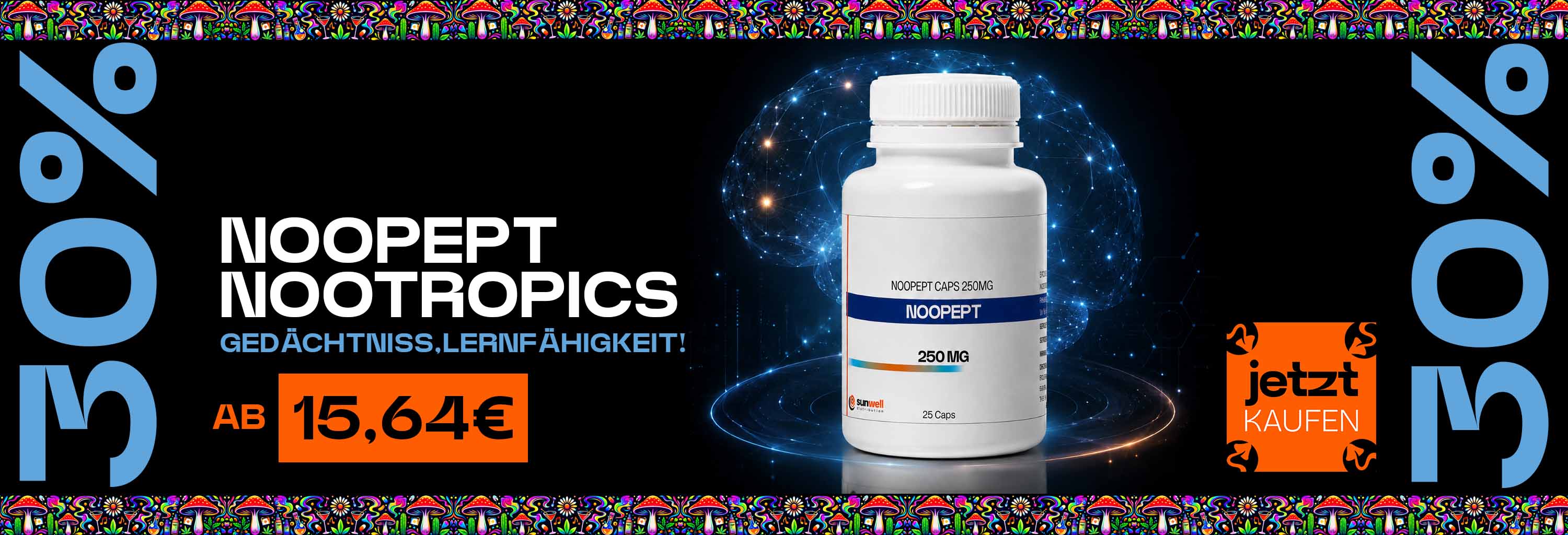 30% auf Noopept Nootropics
