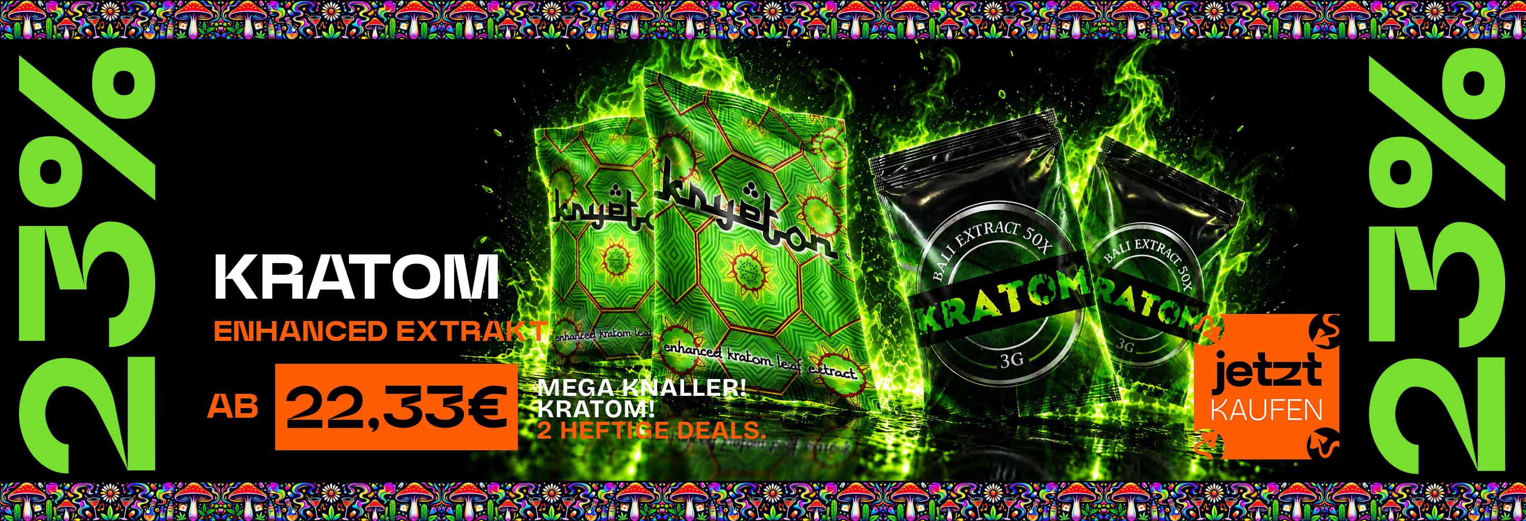 Kratom Extract 23% reduziert