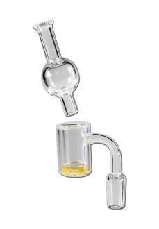 Glasbanger Set klarer Schliff mit Carb Cap