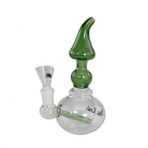 Black Leaf Glasbubbler grün