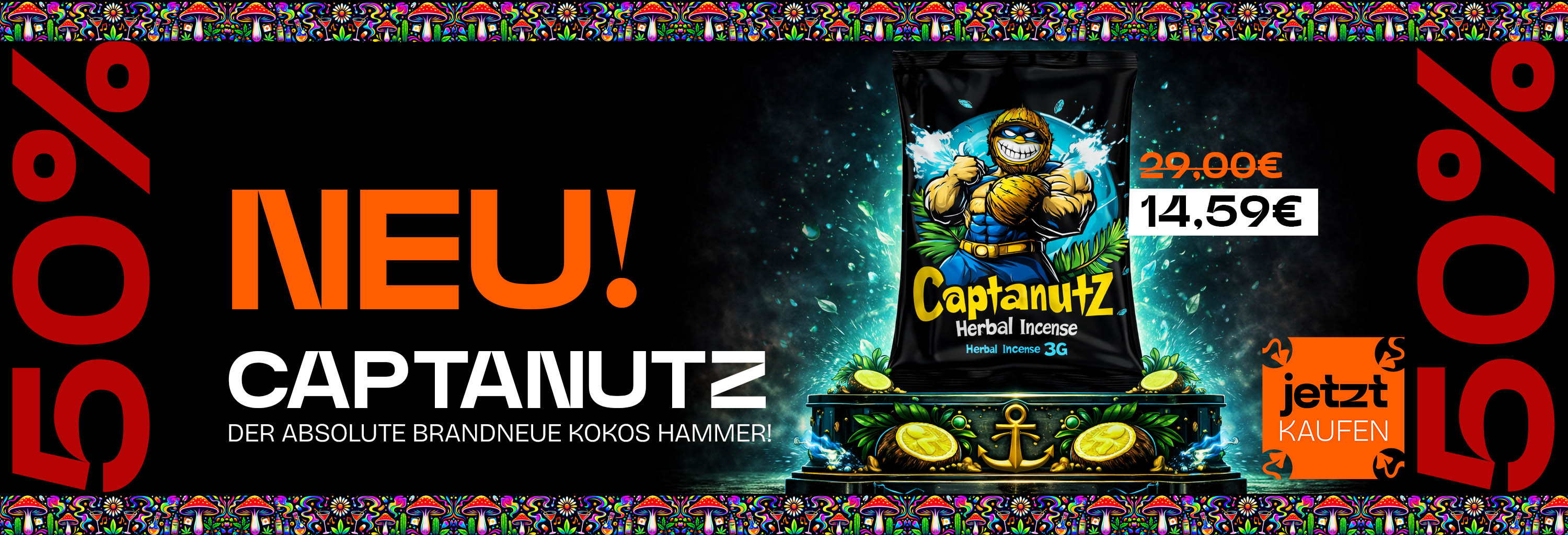 Captainutz - der brandneue Kokoshammer