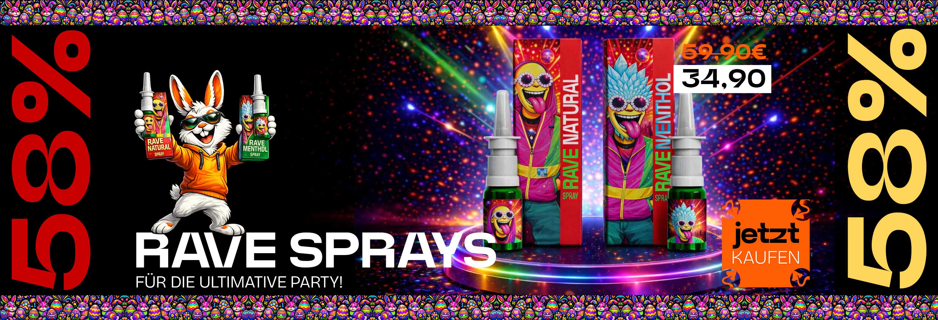 Rave Spray 3-FPO - Jetzt Neu für die ultimative Party