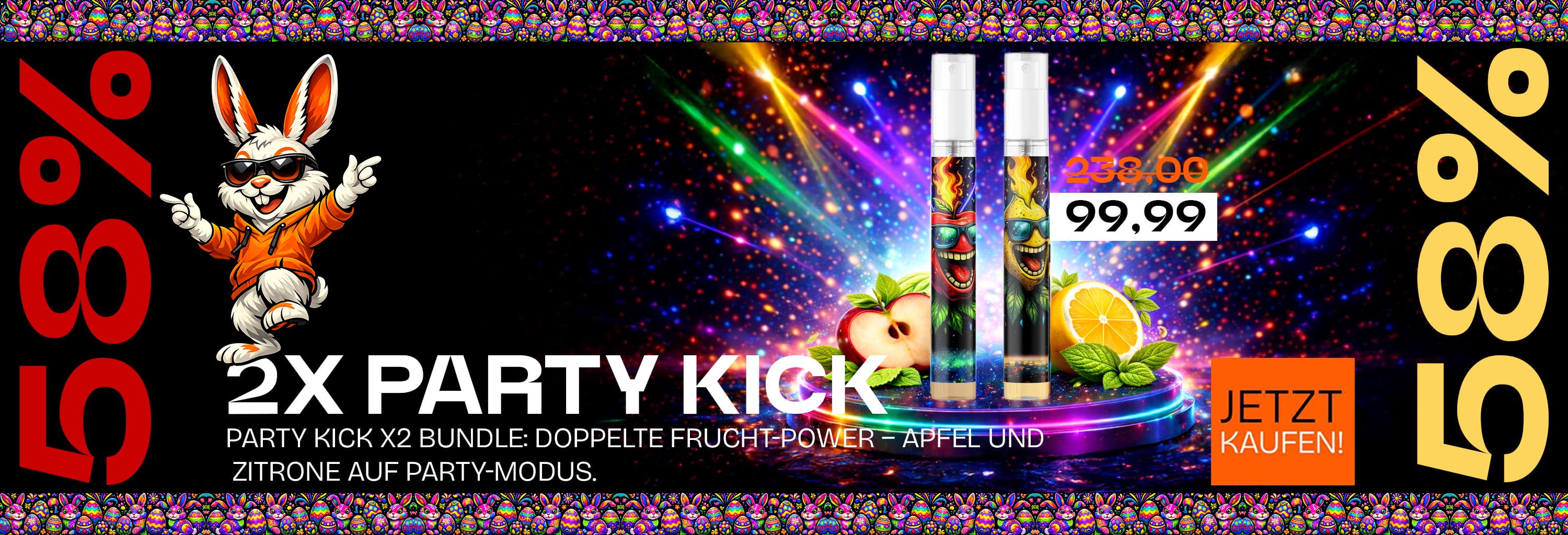 2 x Party Kick - Das Bundle - Doppelte Power