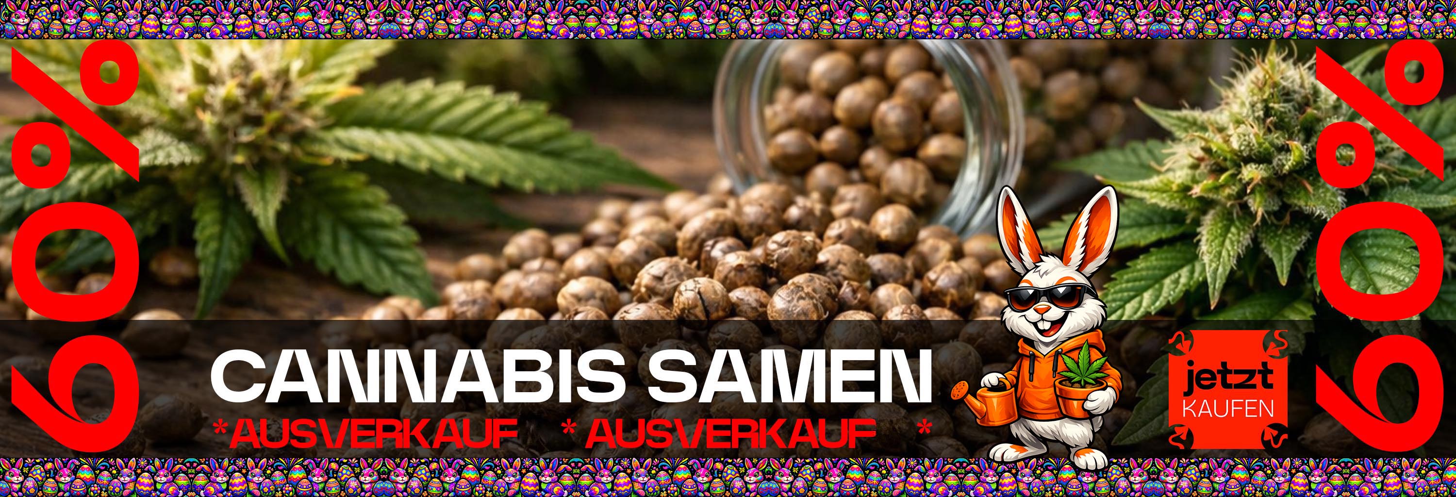 Cannabis Samen - 60% reduziert