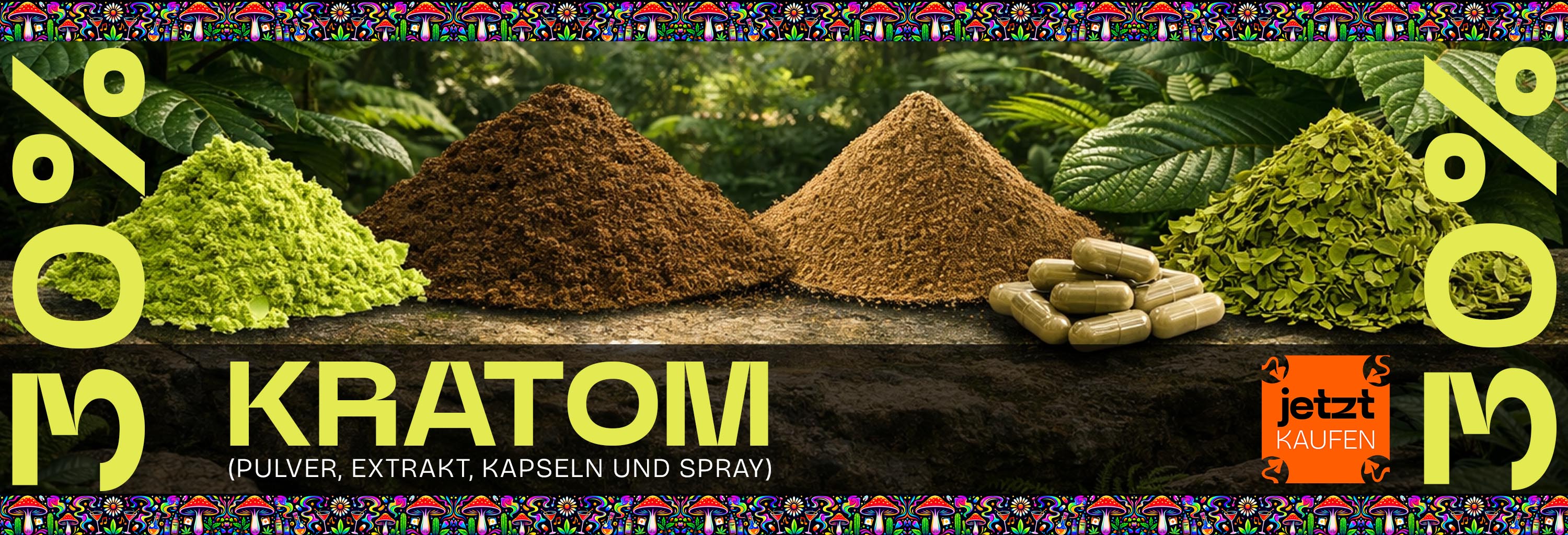 30% auf alle Kratomprodukte