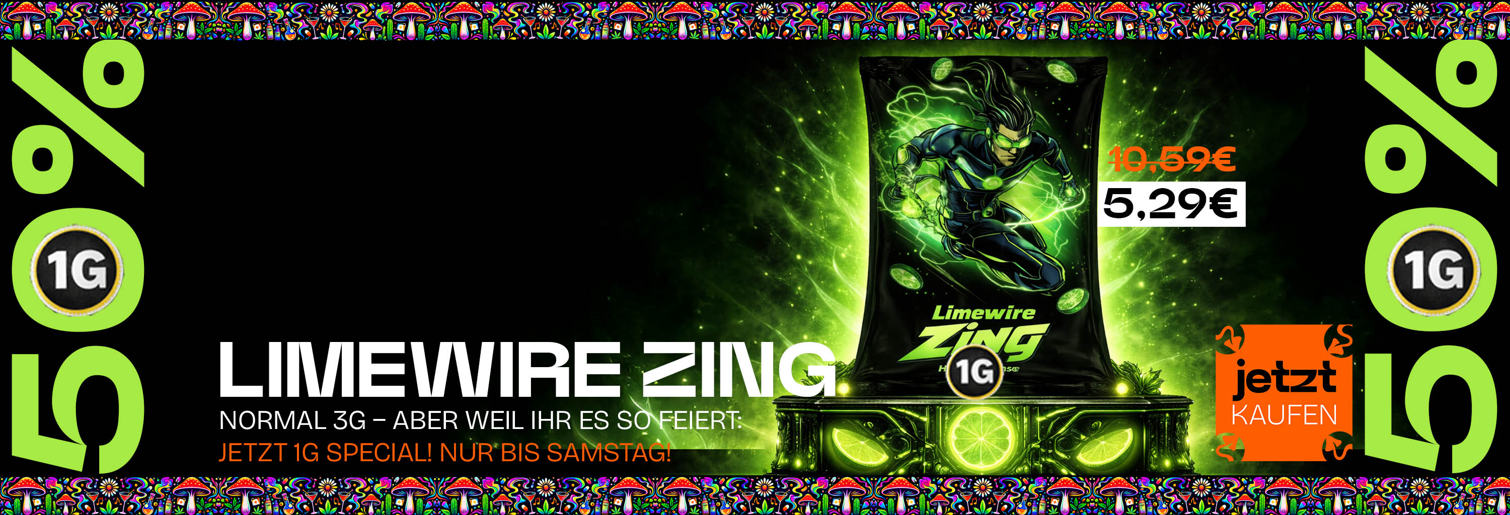 Limewire Zing 1g - Jetzt zum Hammerpreis