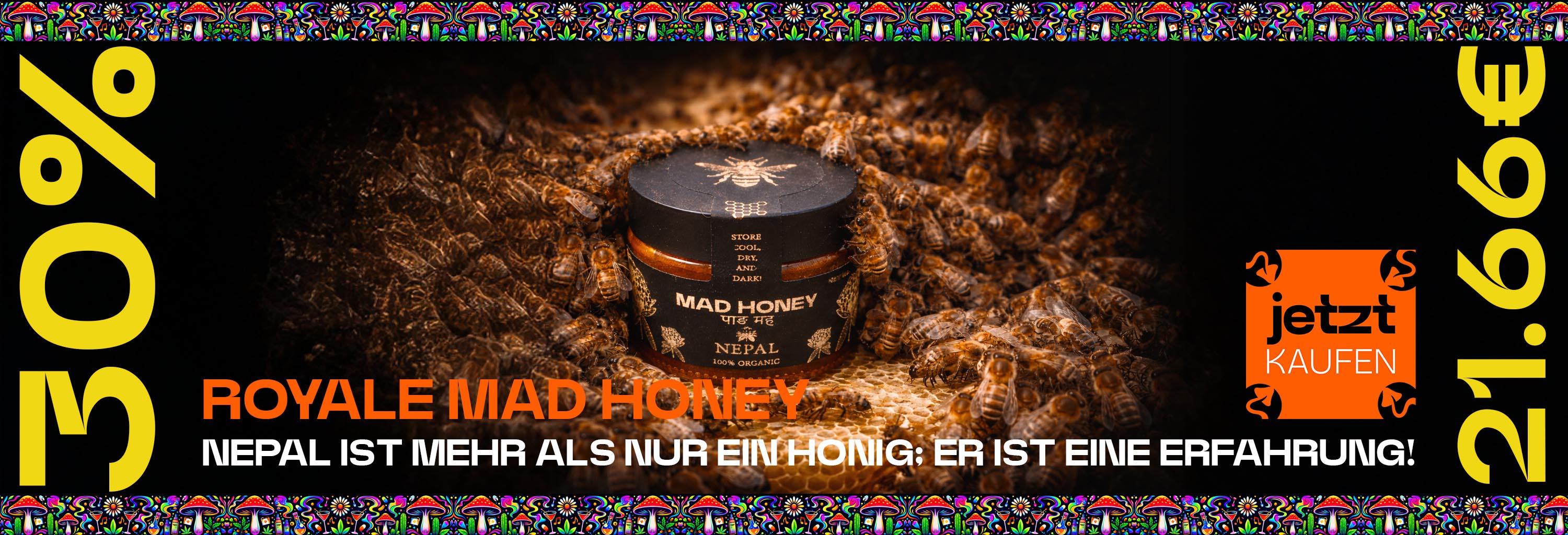 30% Rabatt auf Royale Mad Honey