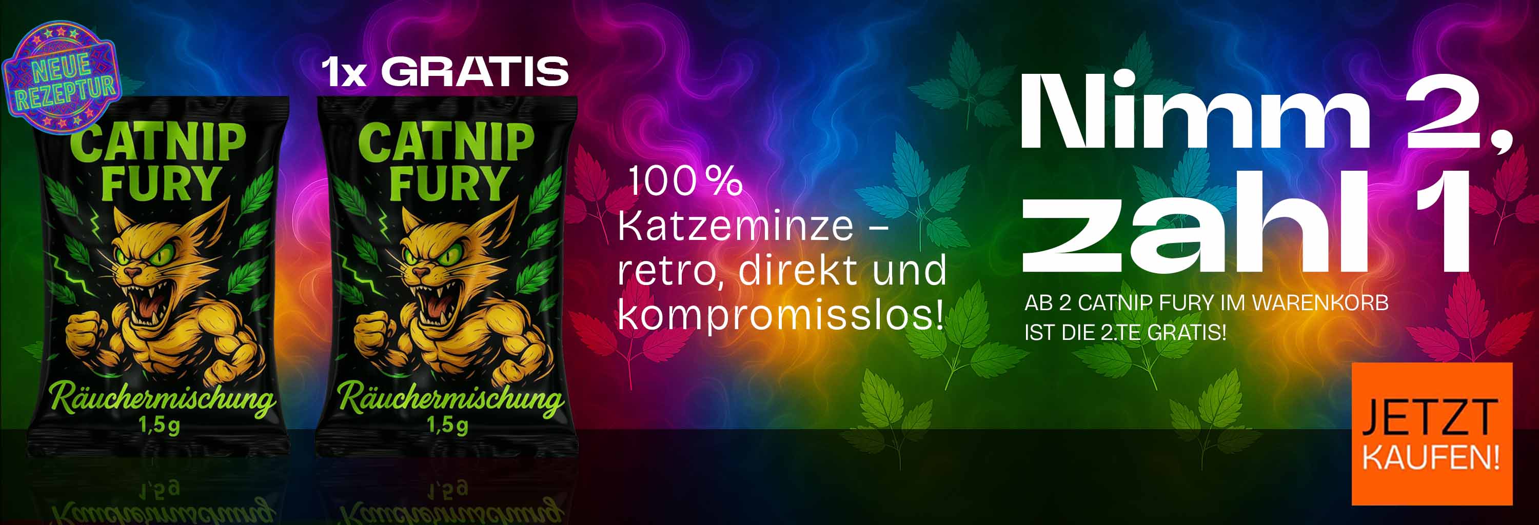 Catnip Fury - Nimm 2 Zahle 1