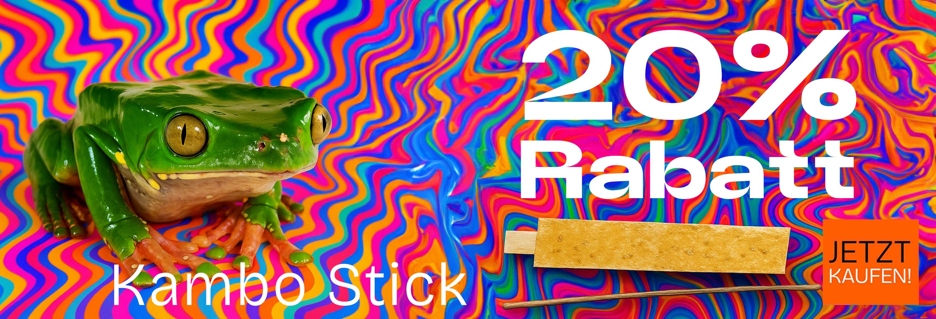 20% Rabatt auf Kambo Sticks