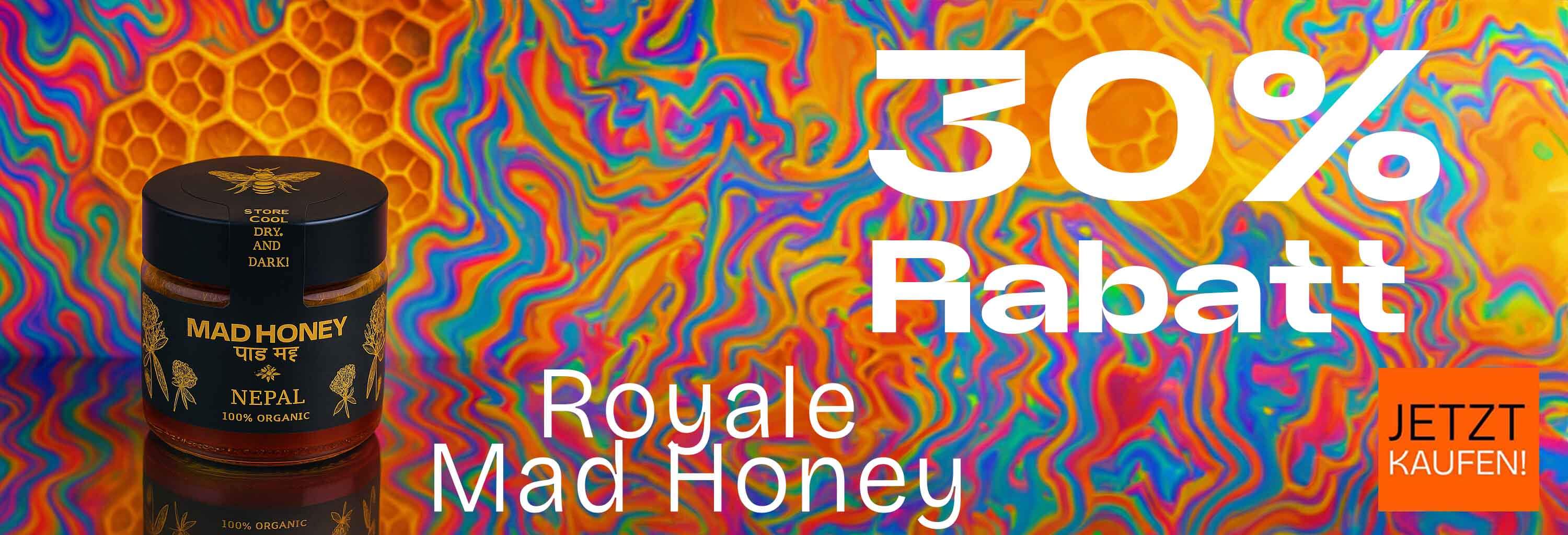 30% Rabatt auf Royale Mad Honey