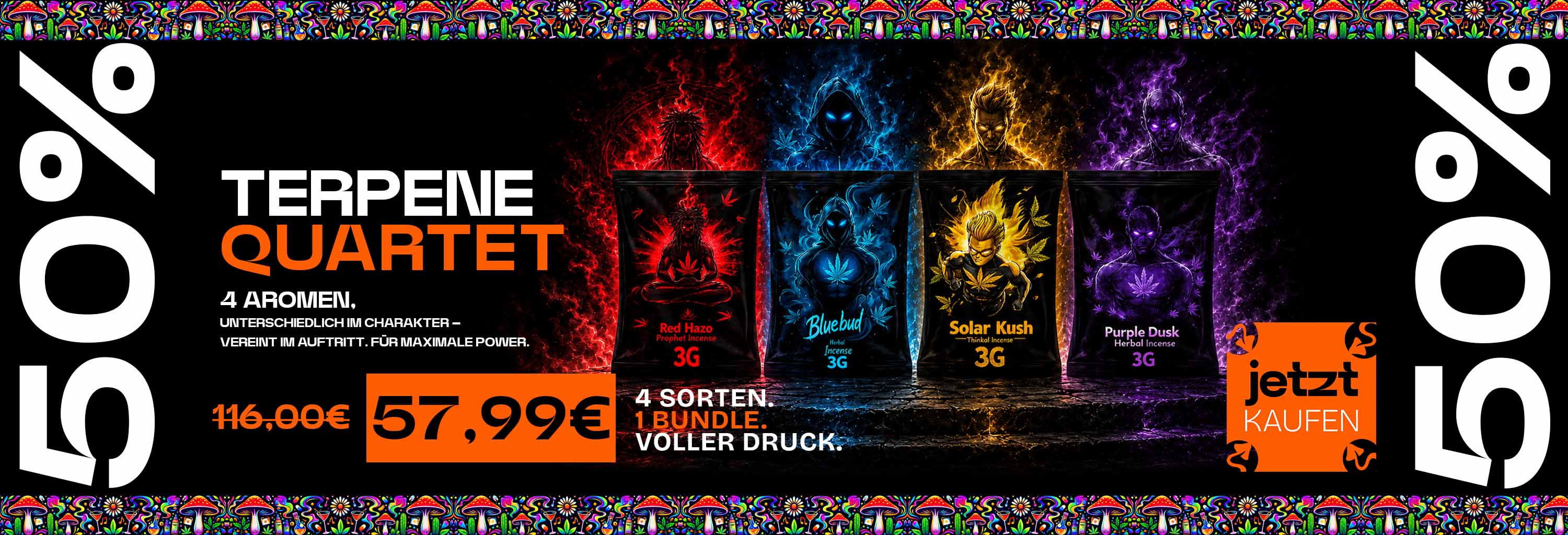 Terpene Quartet jetzt 50% reduziert