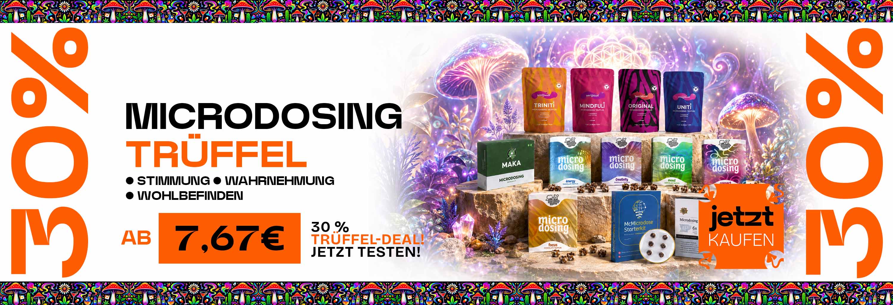 30% auf alle Microdosing Produkte