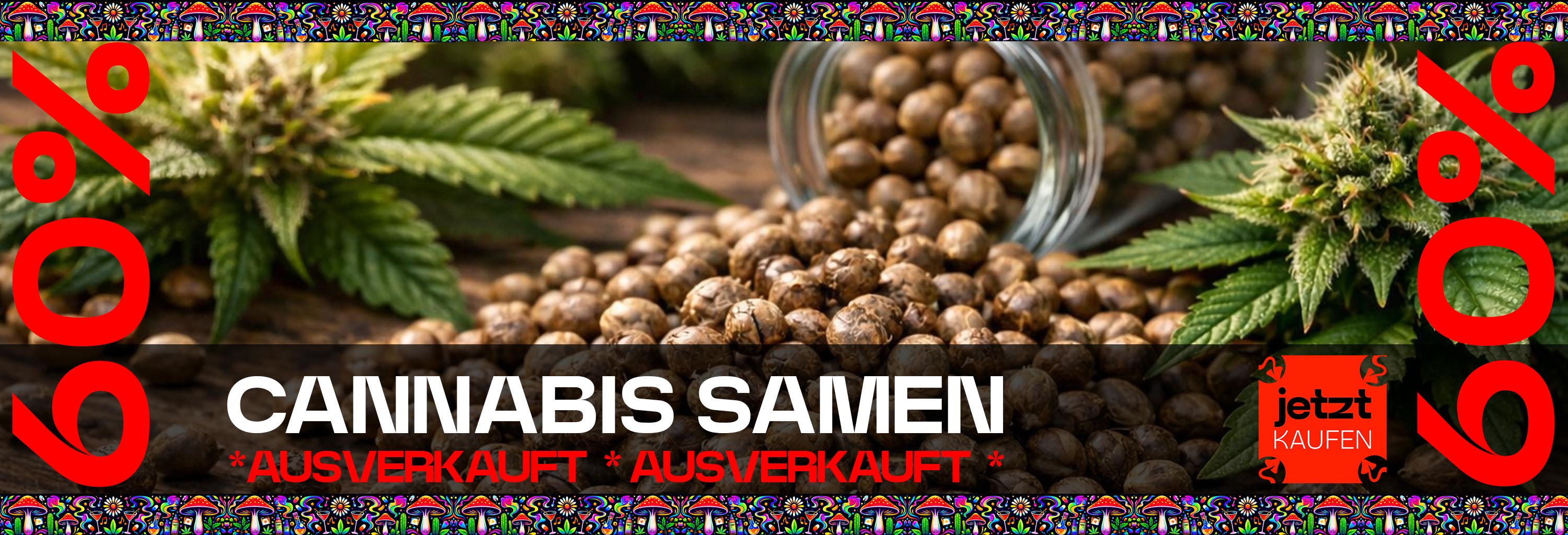 Cannabis Samen - 60% reduziert