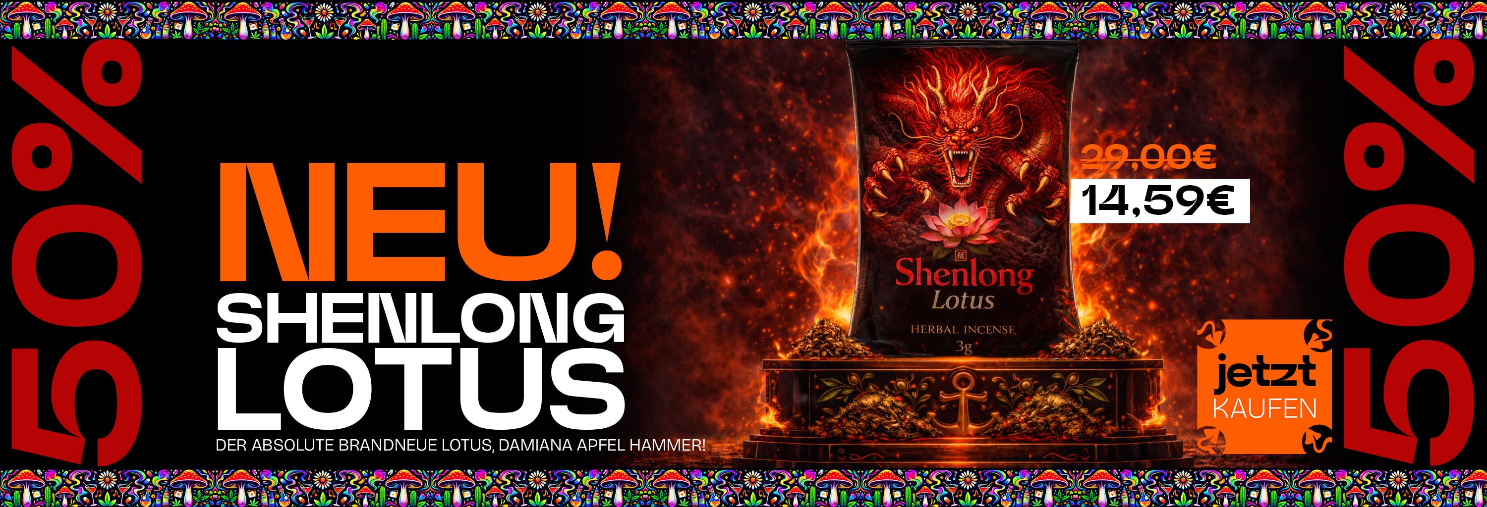 Shenlong Lotus - Der absolute Brandneue Lotus & Damiana Hammer