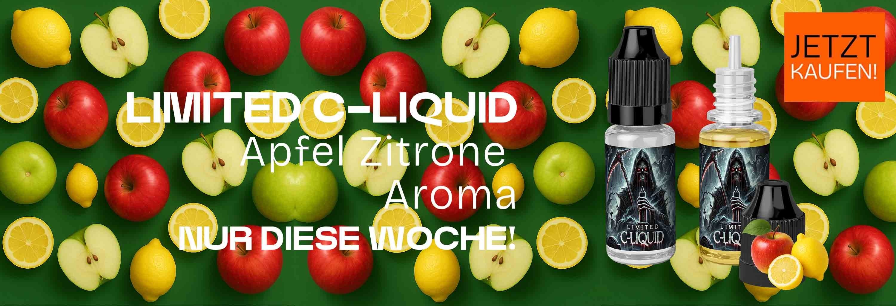 Limited C-Liquid Apfel Zitrone