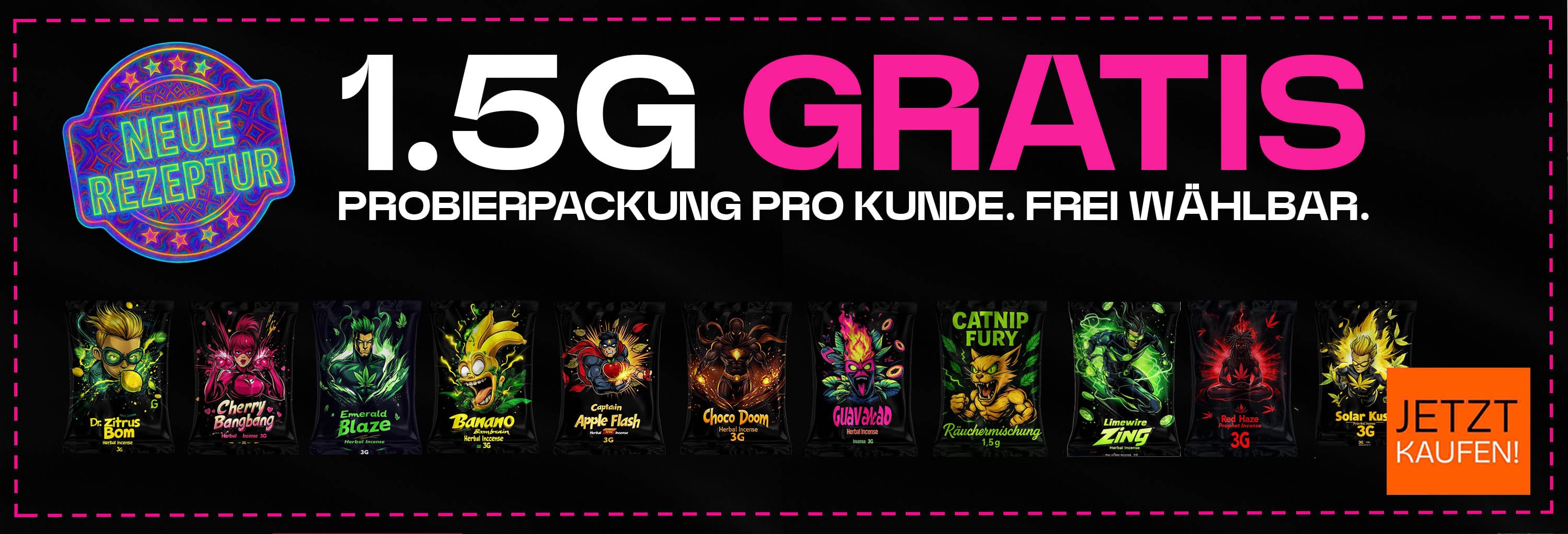 1,5g Gratis Probierpackung