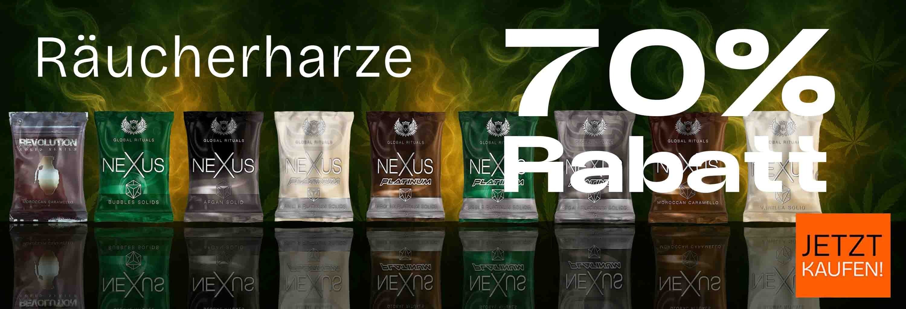 70% Rabatt auf Räucherharze