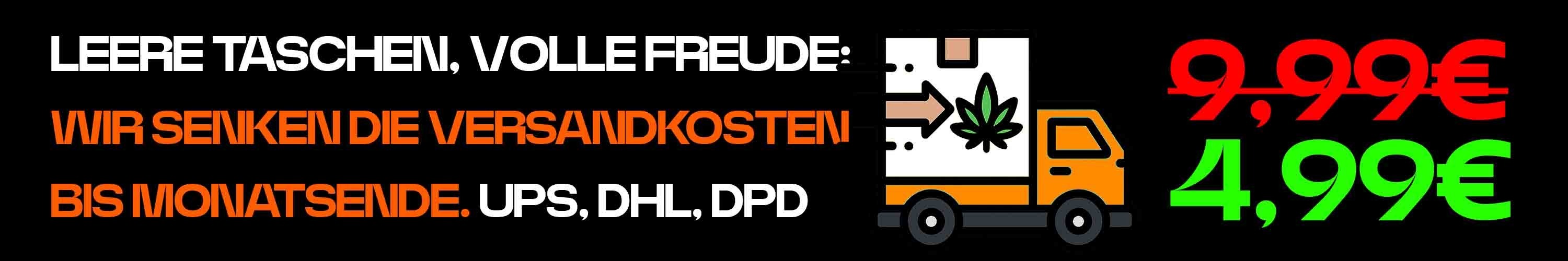 Reduzierte Versandkosten