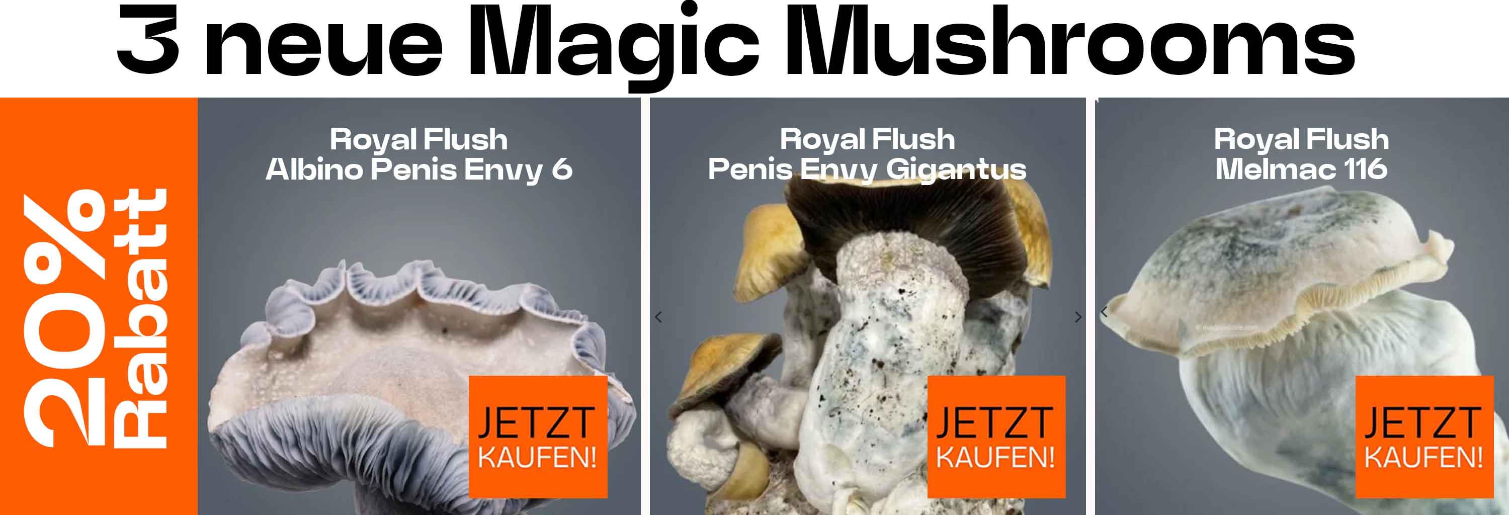 Royal Flush - 3 neue Sorten