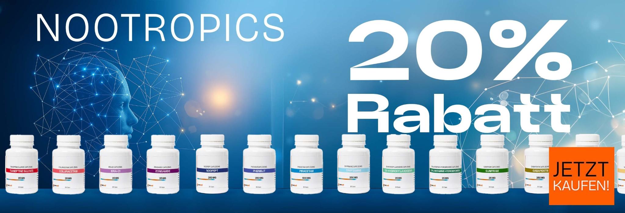 20% auf alle Nootropics