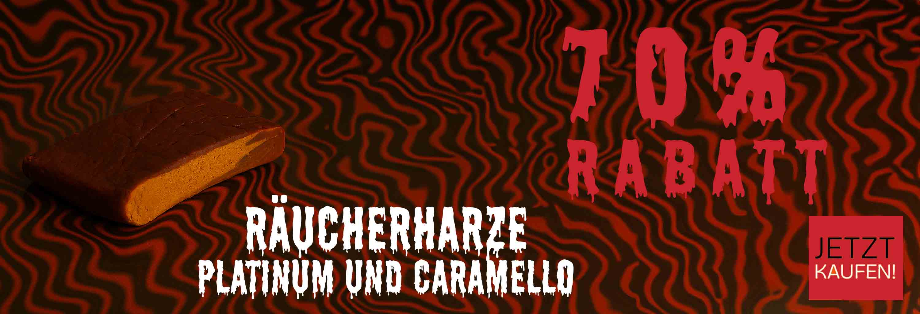 70% auf Räucherharze Platinum und Caramello