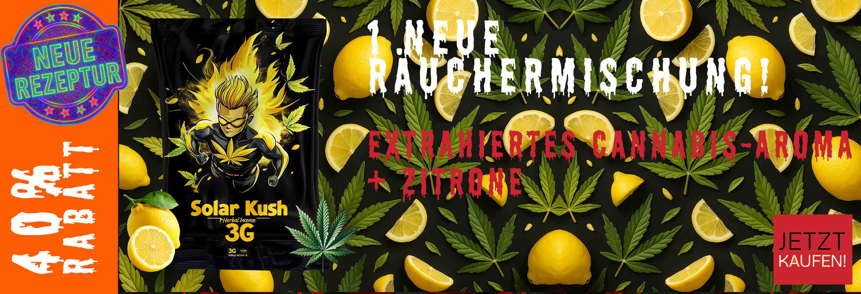 Solar Kush - Neue Räuchermischung Cannabis Zitrone