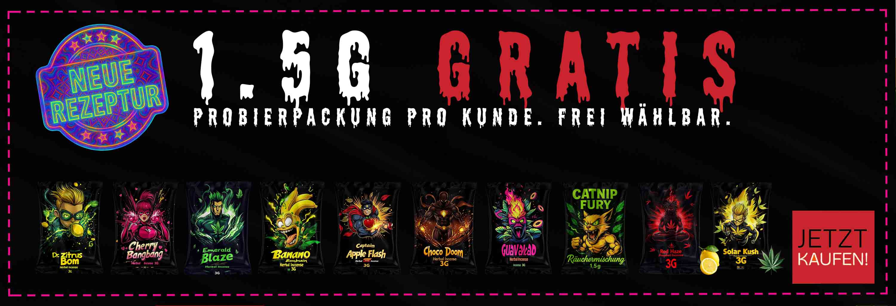 1,5g Gratis - Probierpackung