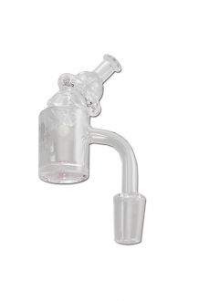 Black Leaf Quarz Banger Spinner Cap + 2 Perlen