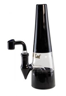 Black Leaf Glasbong Trommelperko Öl + Kräuter