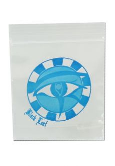 Black Leaf Horus Eye Zip-Beutel 50µ