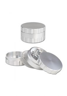 Aluminiumgrinder 3-tlg. silber