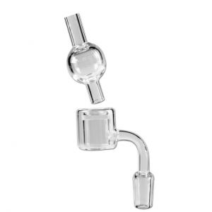 Glasbanger Set klarer Schliff mit Carb Cap