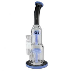 BLAZE Glasbong 2x Baumperko schwarz-blau