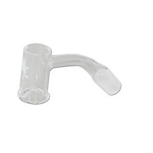 Black Leaf Round Bottom Banger Quarz