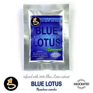 Blue Lotus flowers infused mit 30% Blue Lotus Extract und Minze