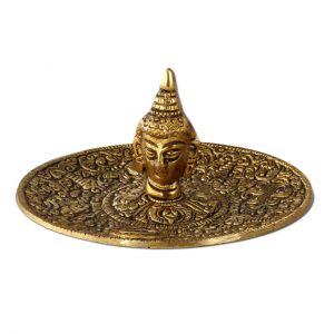 Räucherstäbchenhalter Metall BUDDHAKOPF