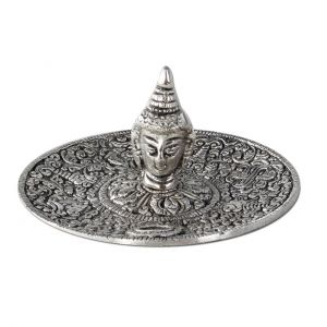 Räucherstäbchenhalter Metall BUDDHAKOPF