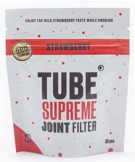 Tube Supreme Joint Filter 6mm Strawberry