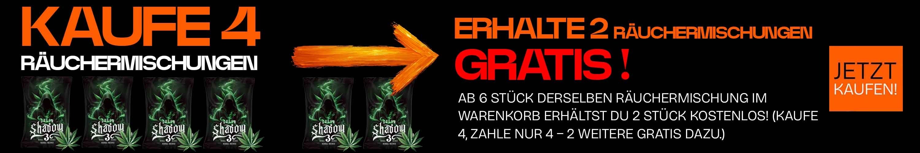Kaufe4 erhalte 2 Gratis