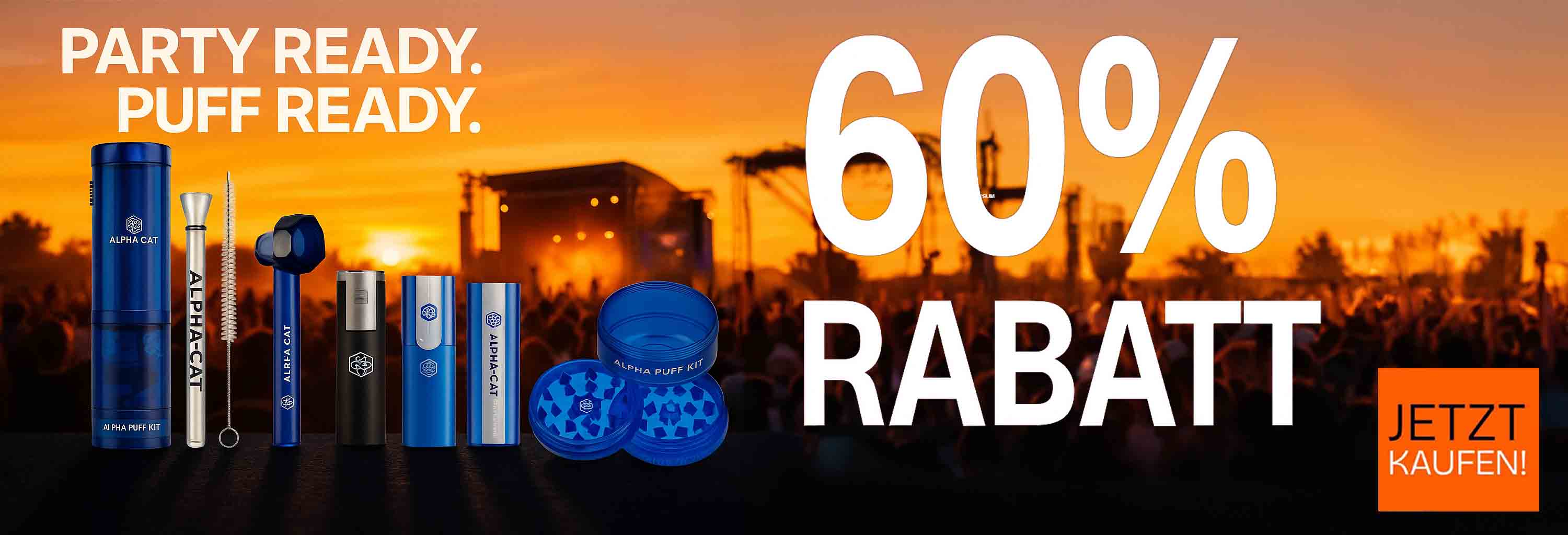 60% Rabatt auf das Alpha-Cat Puff Kit