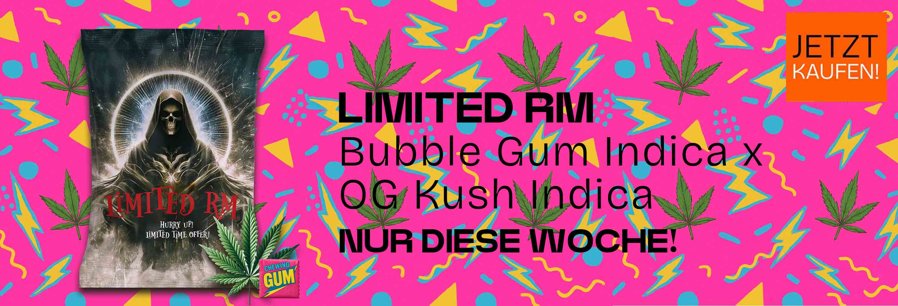 Limited RM Bubble Gum Indica x OG Kush Indica